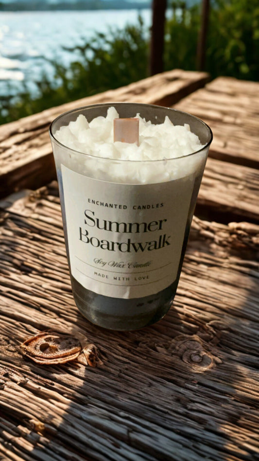 Summer Boardwalk dessert candle